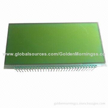 7-segment LCD display module, STN positive, customized